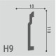 Плинтус напольный Н 9