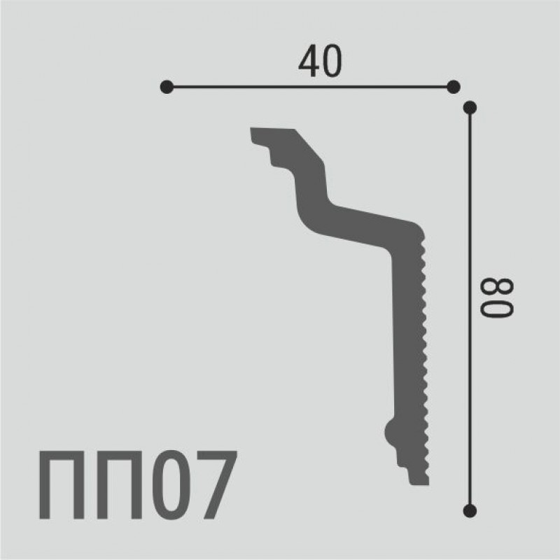 Карниз XPS POLYMER ПП 07