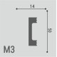 Молдинг XPS POLYMER М 3