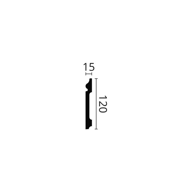 Плинтус напольный FO1 - 2m