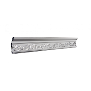 Потолочный плинтус Glanzepol® GP-25 SILVER