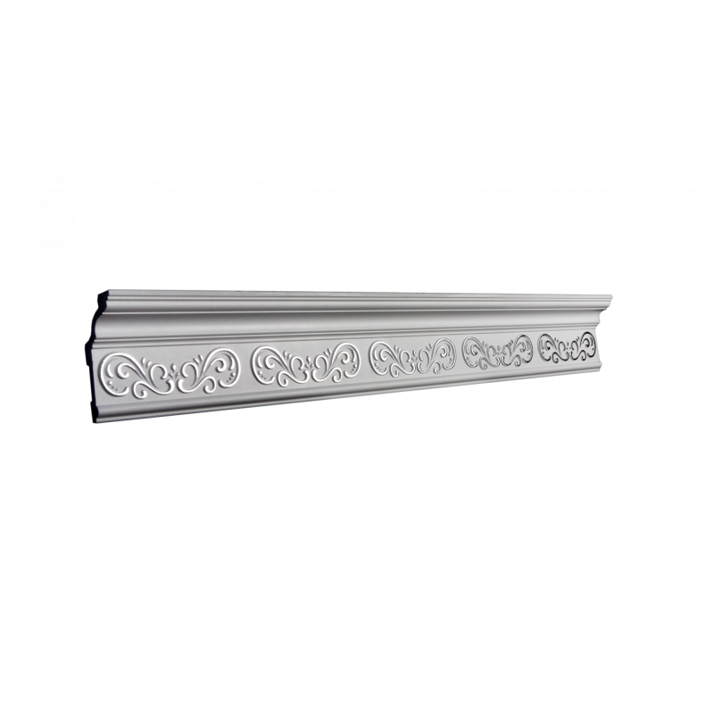 Потолочный плинтус Glanzepol® GP-25 SILVER