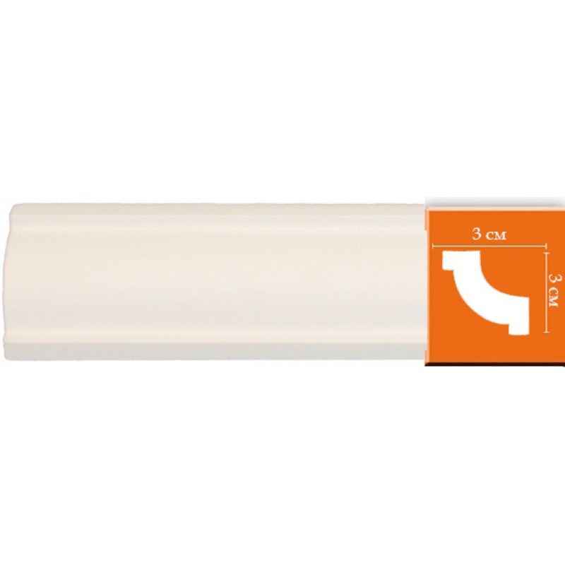 96123/75 плинтус DECOMASTER-2 (30х30х2400мм)