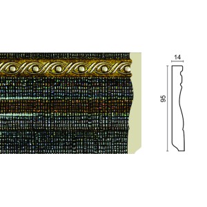 Плинтус напольный широкий 53-34