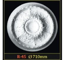 Розетка потолочная из полистирола R45