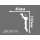 Потолочный плинтус с рисунком ДП 25/110 
