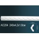Молдинг гибкий AC204F