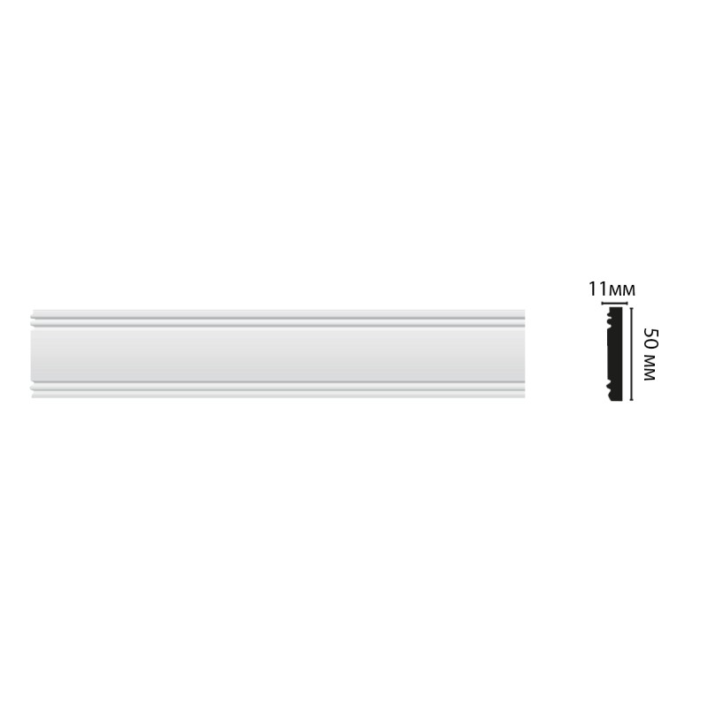 D156/40 Молдинг ДМ(50*11*2000 мм)