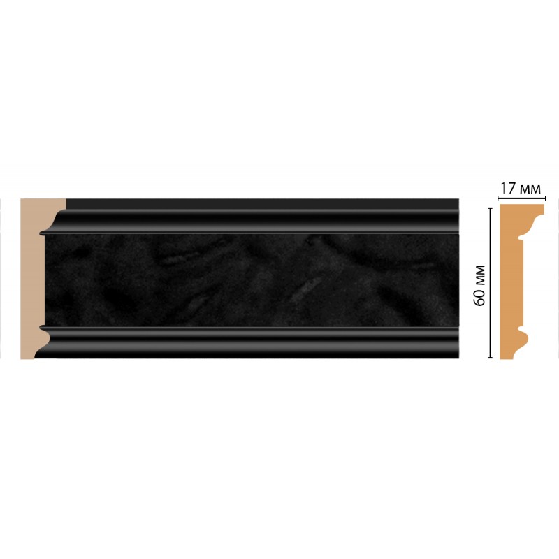 D216-195 ШК/30 плинтус DECOMASTER(60*17*2400 мм)
