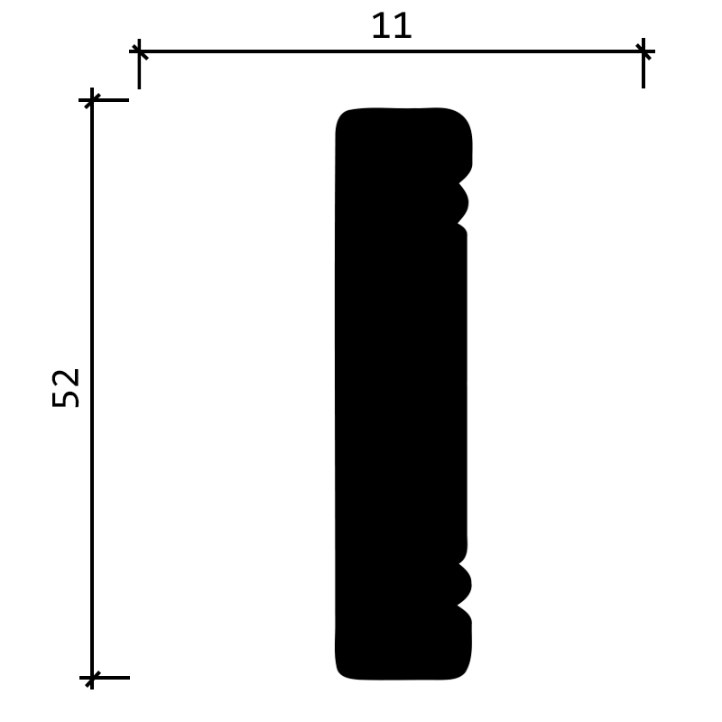 156 A Молдинг средний