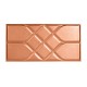 Мягкая стеновая панель Road 300х600 мм - Bronze