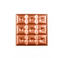 Мягкая стеновая панель из экокожи Boss 400х400 мм - Bronze