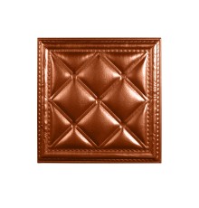 Мягкая стеновая панель  из экокожи Classic 400х400 мм - Bronze
