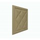 Мягкая стеновая панель из экокожи Classic 400х400 мм - Brandy