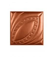 Мягкая стеновая панель из экокожи Petal 400х400 мм - Bronze