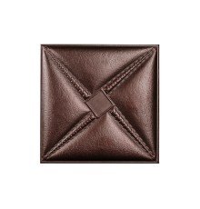 Мягкая стеновая панель из экокожи Stella - Nut