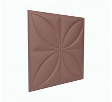 Мягкая стеновая панель Four Seasons 400х400 мм - Salmon