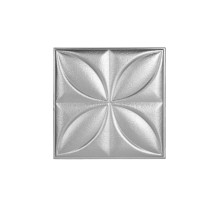 Мягкая стеновая панель Four Seasons 400х400 мм - Silver