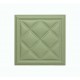 Мягкая стеновая панель из экокожи Classic 400х400 мм - Olive