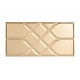 Мягкая стеновая панель Road 300х600 мм - Gold