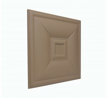 Мягкая стеновая панель Style 400х400 мм - Coffee