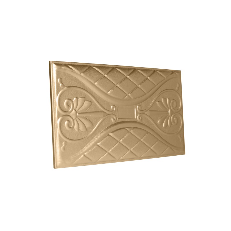 Мягкая стеновая панель Romantic 300х600 мм - Gold