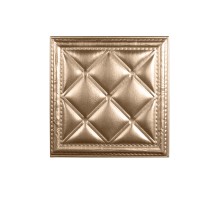 Мягкая стеновая панель  из экокожи Classic 400х400 мм - Gold