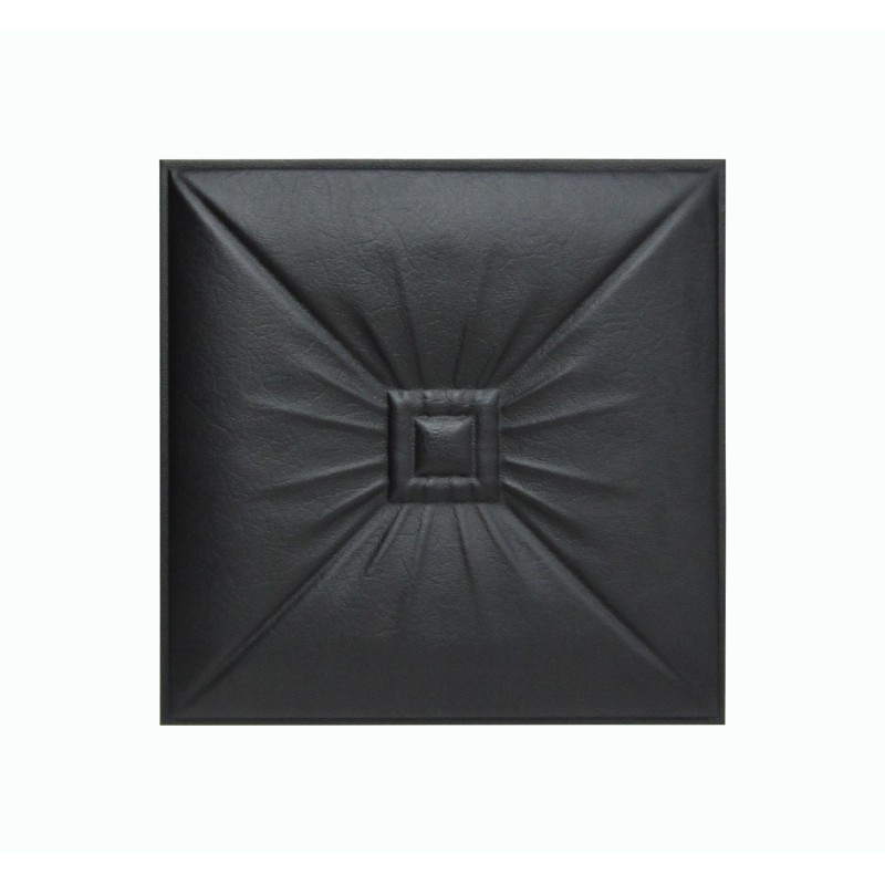 Мягкая стеновая панель Soft 400х400 мм - Black