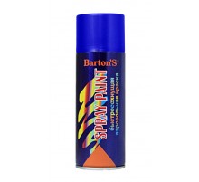Краска аэрозольная Barton'S Spray Paint Голубая глянец