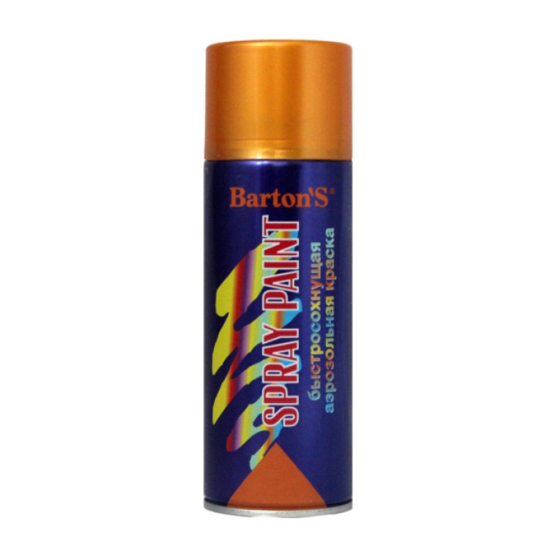 Краска аэрозольная Barton'S Spray Paint Бронза
