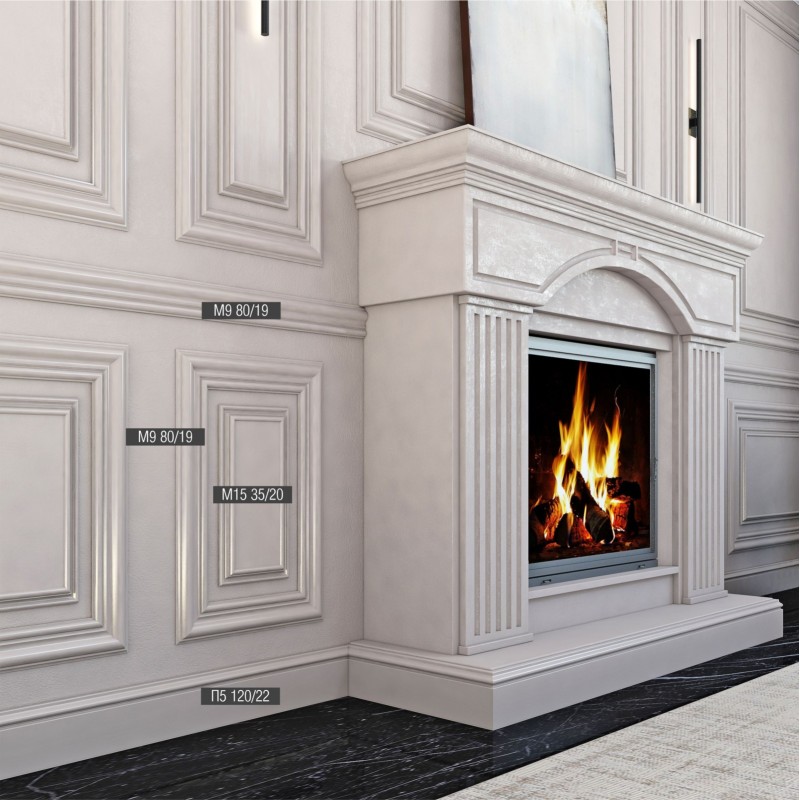 Плинтус напольный из дюрополимера П5 120-22