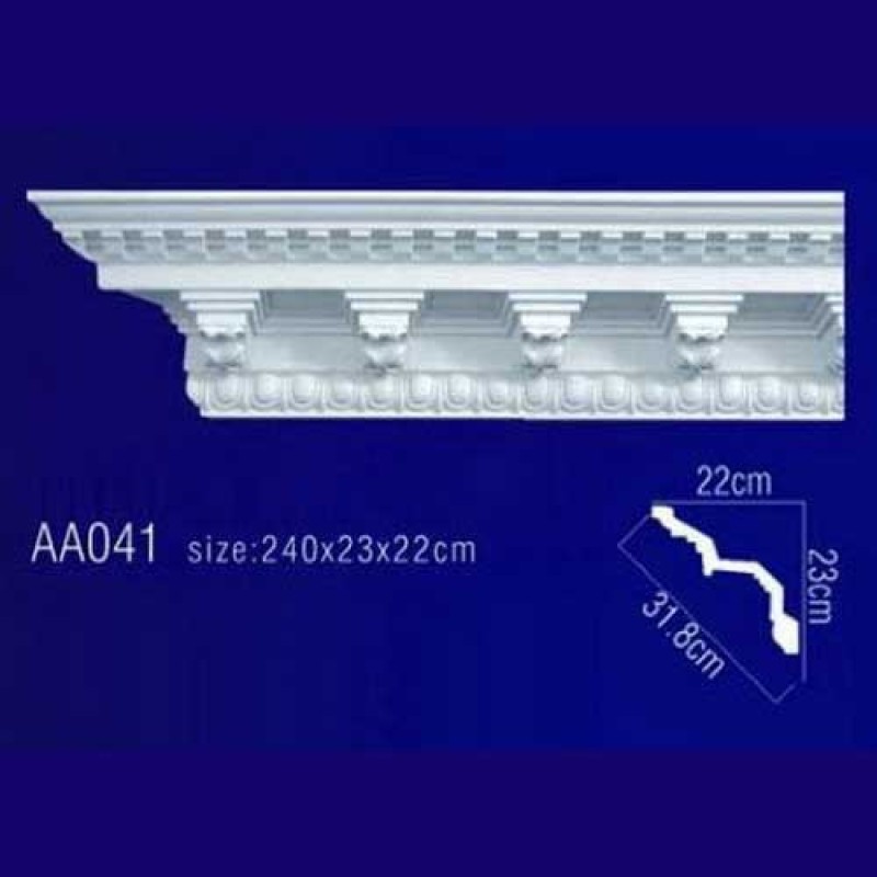 потолочный плинтус с орнаментом AA041