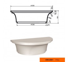 Полуколонна КЛВ-205/1 (капитель)