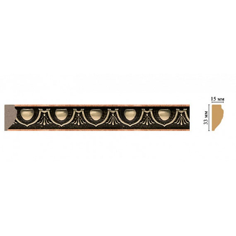 101D-57 ШК/35 Молдинг DECOMASTER (33*15*2400 мм)