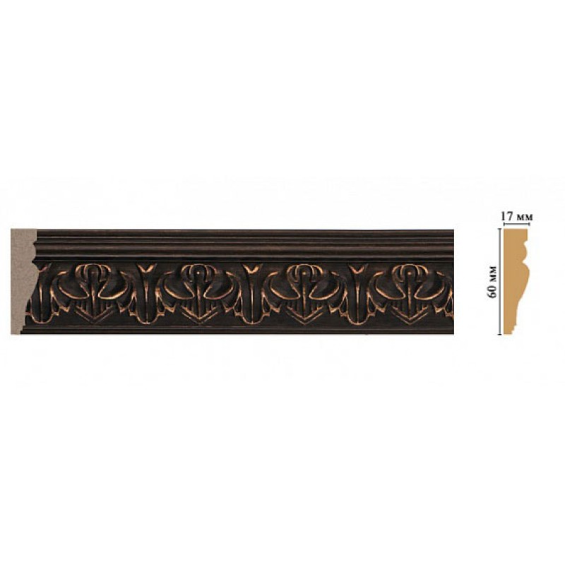 161B-966 ШК/18 Молдинг DECOMASTER (60*17*2400 мм)