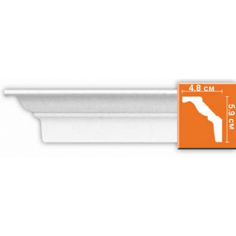 DP 18/34 плинтус DECOMASTER-2 (59х48x2400мм)