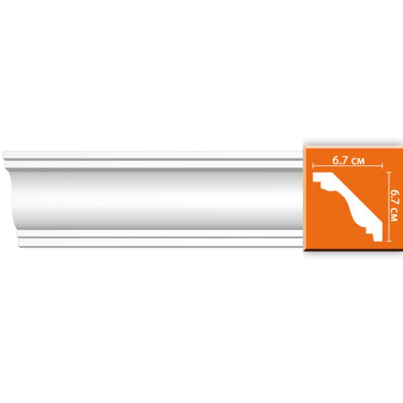 DP 336/46 плинтус DECOMASTER-1 (65х65х2400мм) (DP-5336)