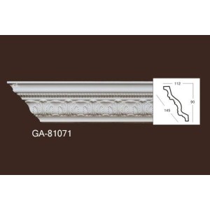 Карниз из полиуретана гладкий 81071