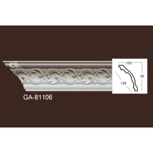 Карниз из полиуретана гладкий 81106