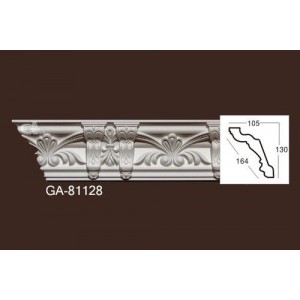 Карниз из полиуретана гладкий 81128