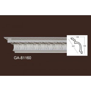 Карниз из полиуретана гладкий 81160