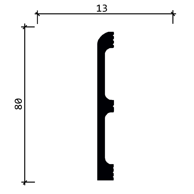 Напольный плинтус 706-83