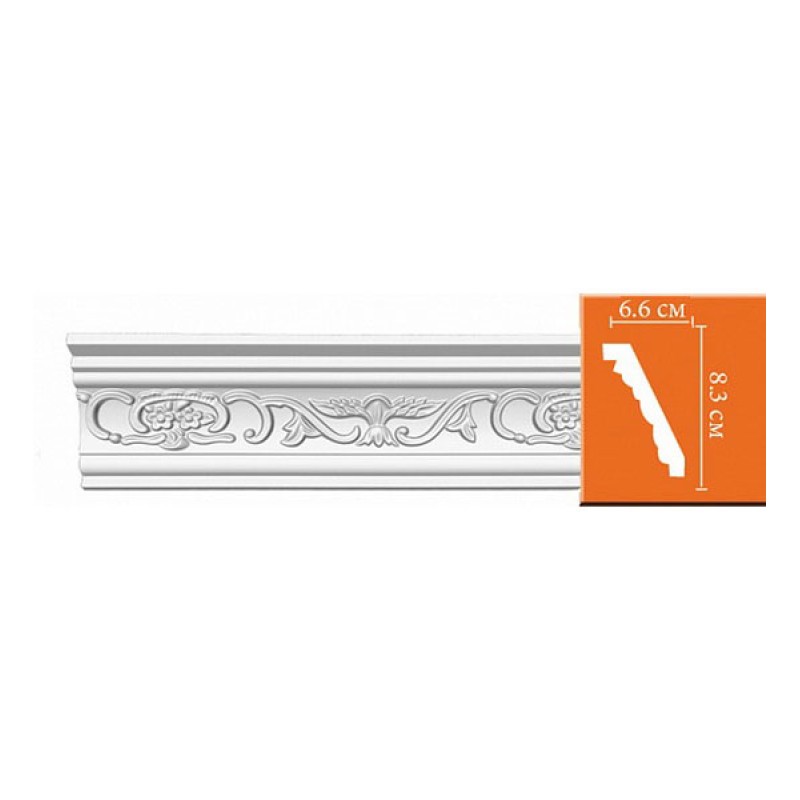 95036/15 FLEXIBLE плинтус DECOMASTER-2 (83х66х2400мм)