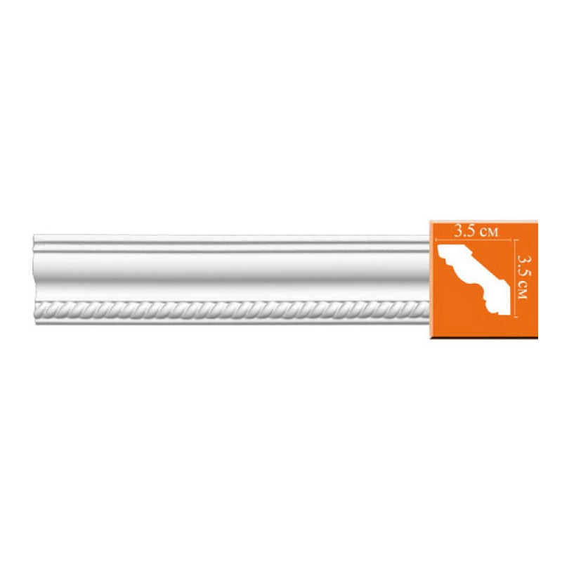 95637/30 FLEXIBLE плинтус DECOMASTER-2 (35х35х2400мм)