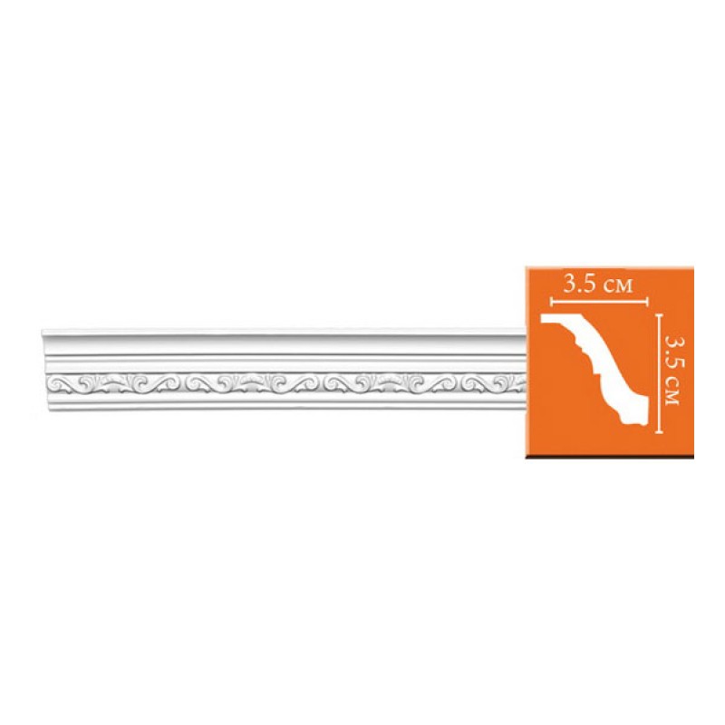 95842/30 FLEXIBLE плинтус DECOMASTER-2 (35х35х2400мм)