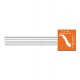 95842/30 FLEXIBLE плинтус DECOMASTER-2 (35х35х2400мм)