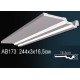 Карниз потолочный гладкий AB173