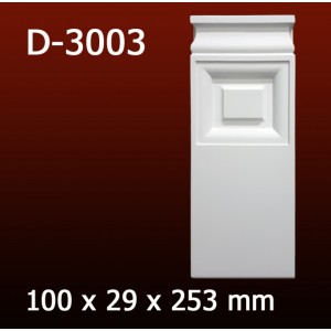 Дверной декор D3003(100*29*253) OptimalDecor