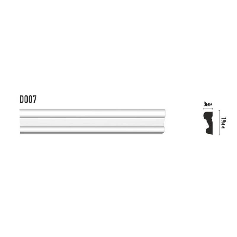 D007/60 Молдинг(19*8*2000 мм)