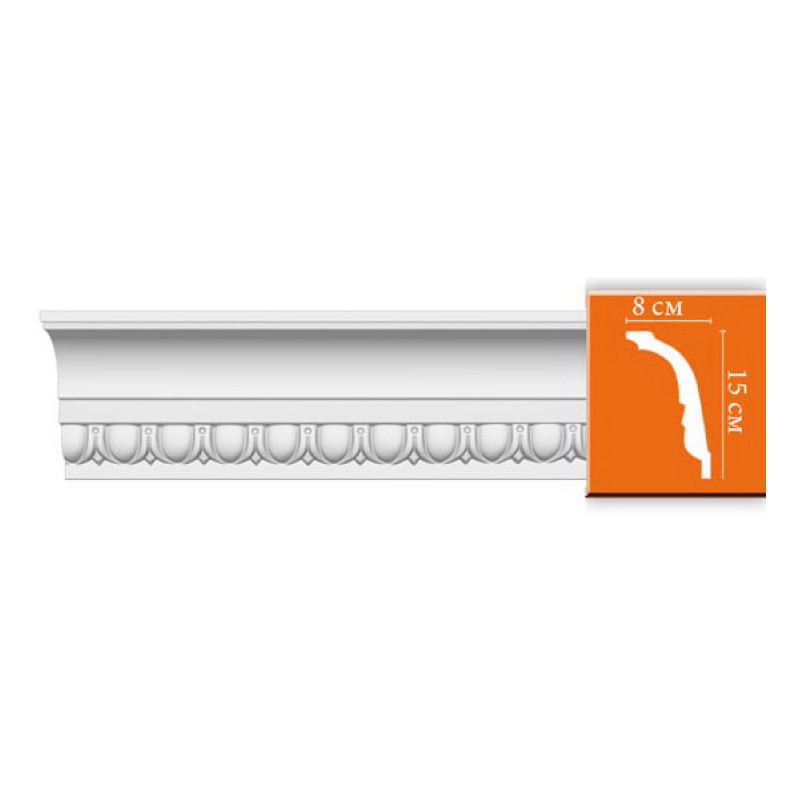 DT 168/18 плинтус DECOMASTER-1 (150х80x2400мм) (DT-5168)